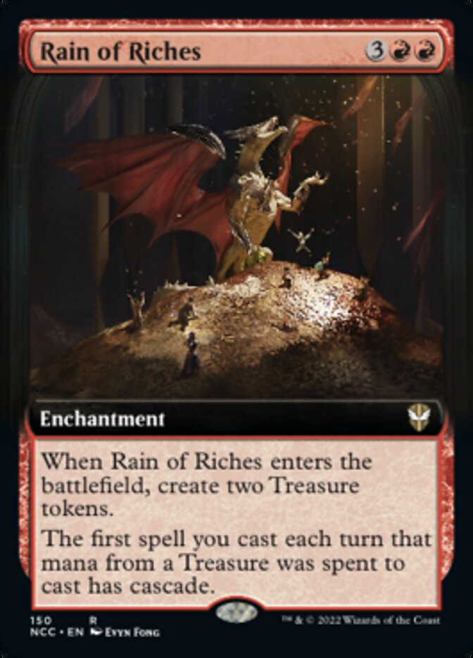 Rain of Riches (Extended Art) [Streets of New Capenna Commander] | Local Legends