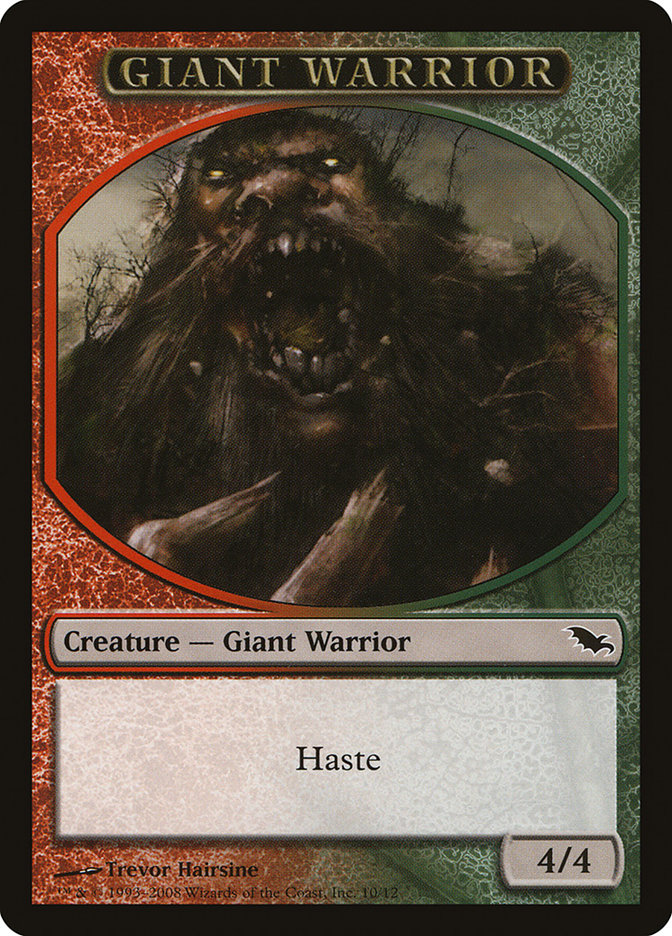 Giant Warrior Token [Shadowmoor Tokens] | Golgari Games