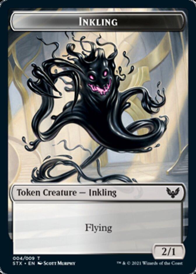 Inkling Token [Strixhaven: School of Mages Tokens] | Golgari Games