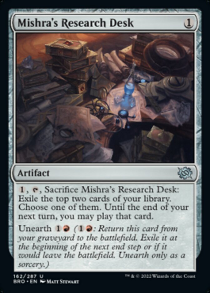 Mishra's Research Desk [The Brothers' War] | Local Legends