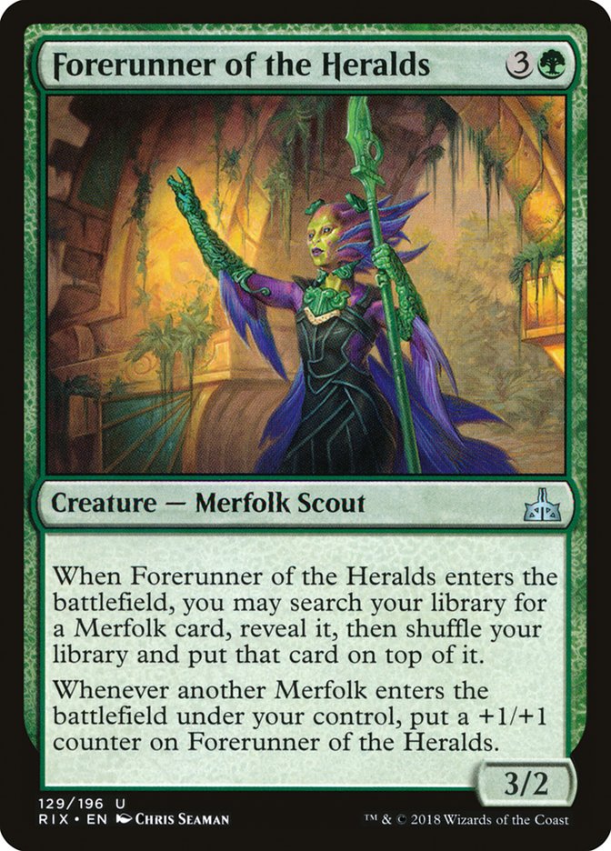 Forerunner of the Heralds [Rivals of Ixalan] | Golgari Games