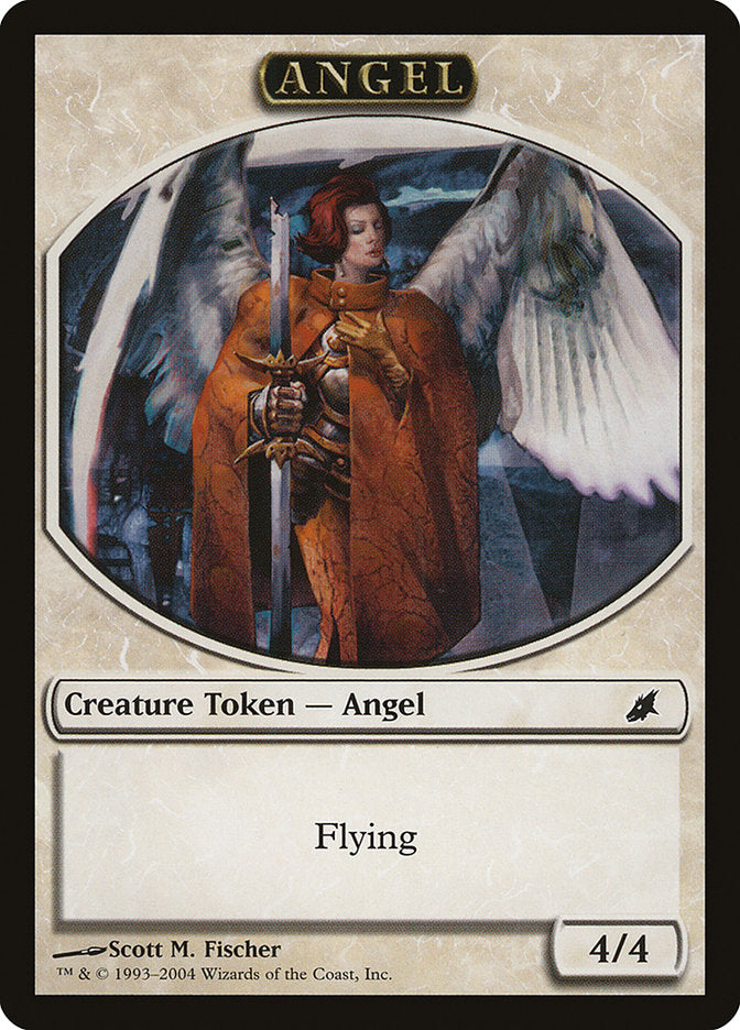 Angel Token [Magic Player Rewards 2004] | Golgari Games