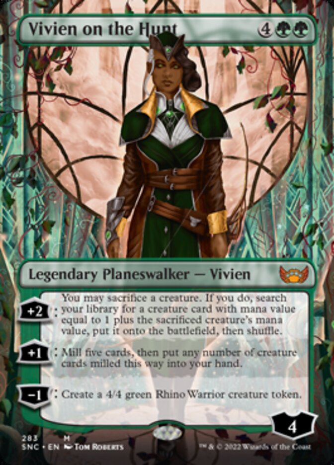 Vivien on the Hunt (Borderless) [Streets of New Capenna] | Golgari Games