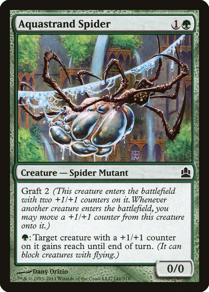 Aquastrand Spider [Commander 2011] | Local Legends