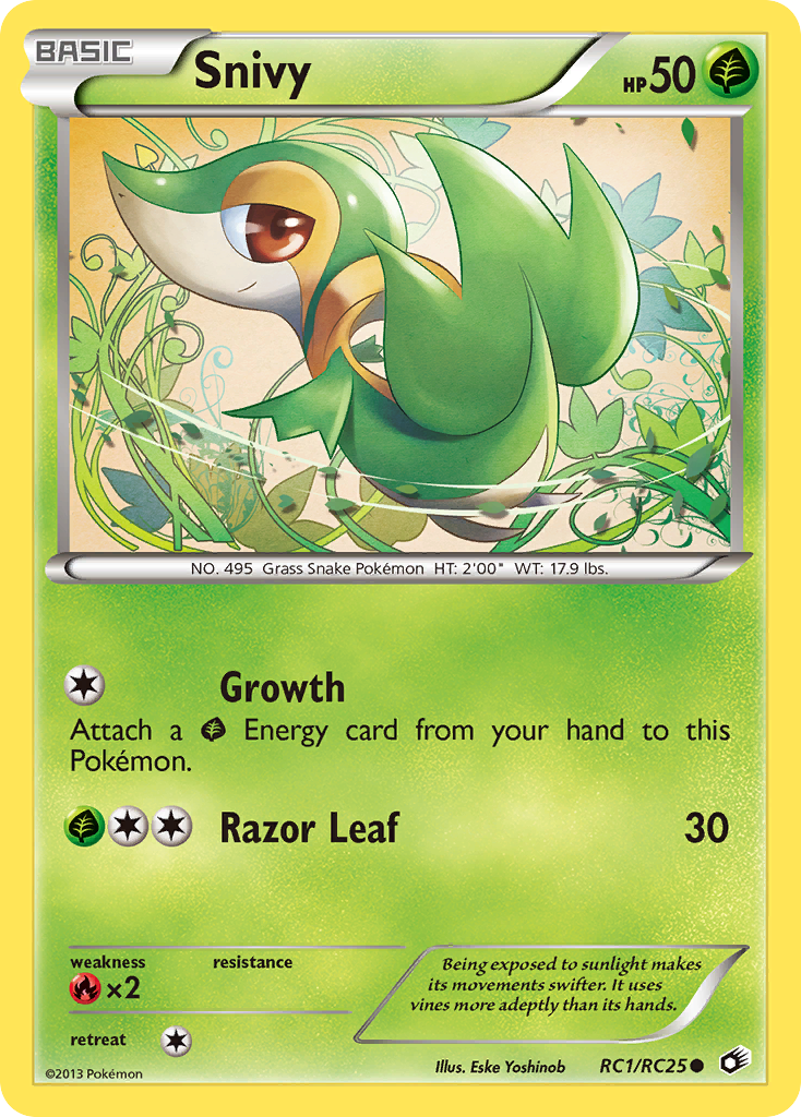 Snivy (RC1/RC25) [Black & White: Legendary Treasures] | Local Legends