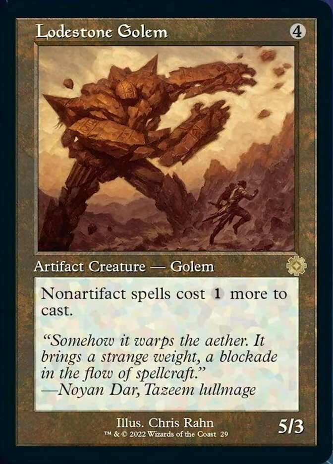 Lodestone Golem (Retro) [The Brothers' War Retro Artifacts] | Local Legends