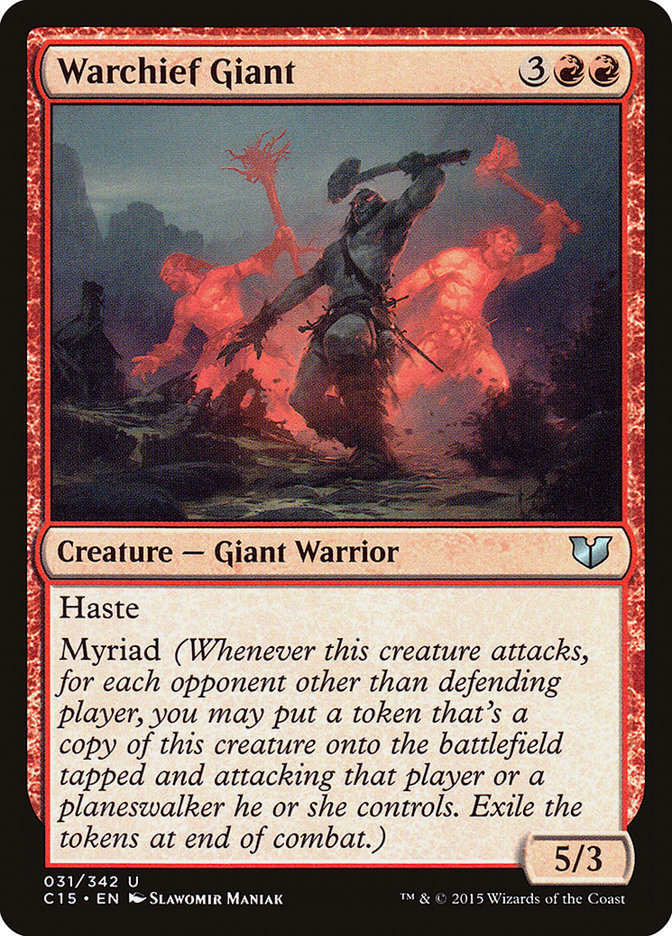 Warchief Giant [Commander 2015] | Local Legends