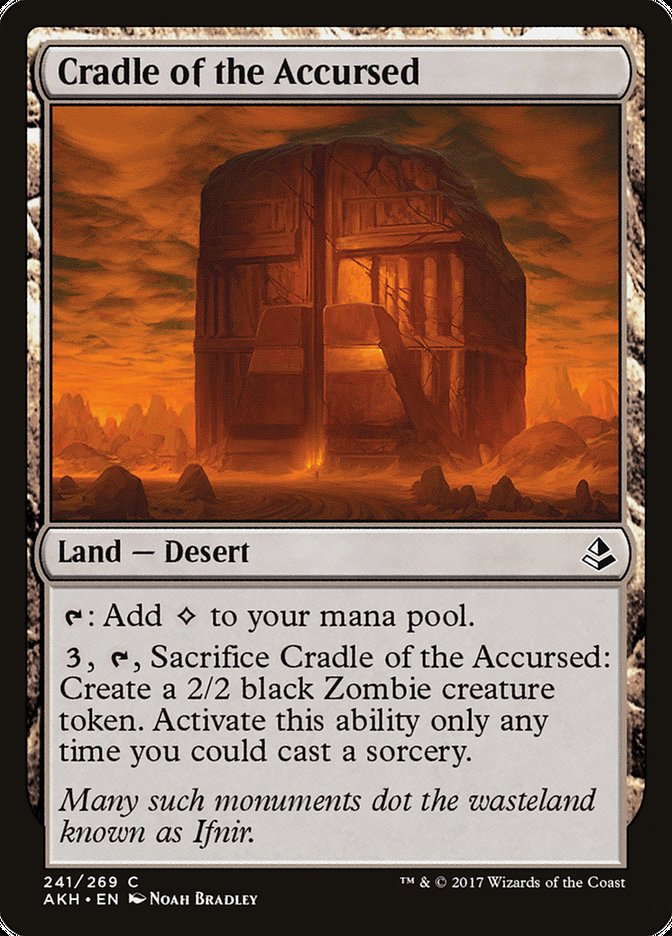 Cradle of the Accursed [Amonkhet] | Golgari Games