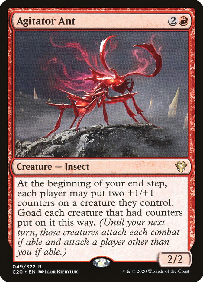 Agitator Ant [Commander 2020] | Golgari Games