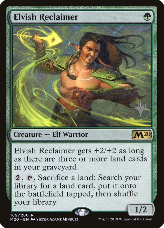 Elvish Reclaimer (Promo Pack) [Core Set 2020 Promos] | Golgari Games