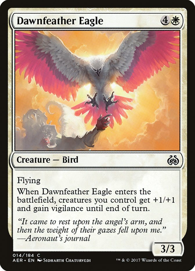 Dawnfeather Eagle [Aether Revolt] | Golgari Games