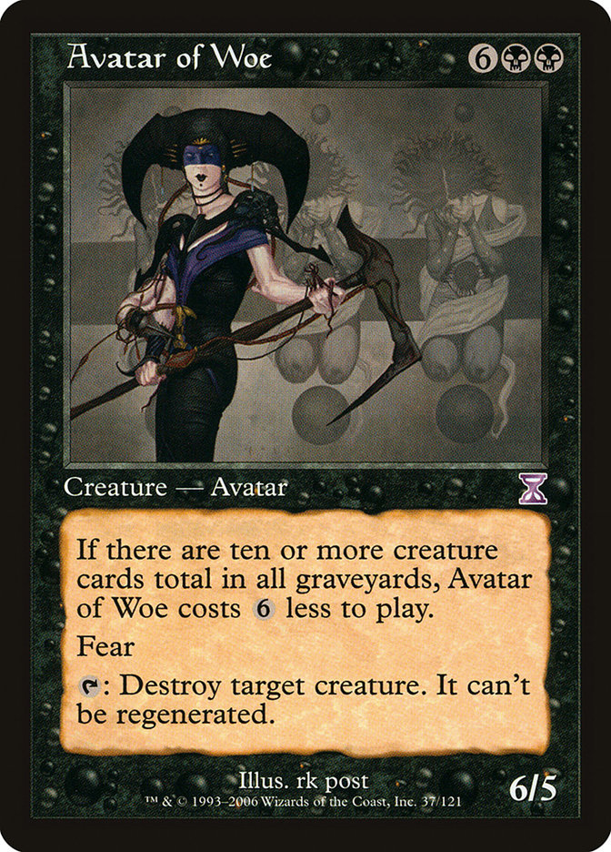 Avatar of Woe [Time Spiral Timeshifted] | Golgari Games