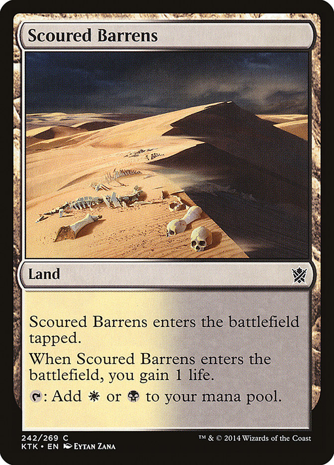 Scoured Barrens [Khans of Tarkir] | Local Legends