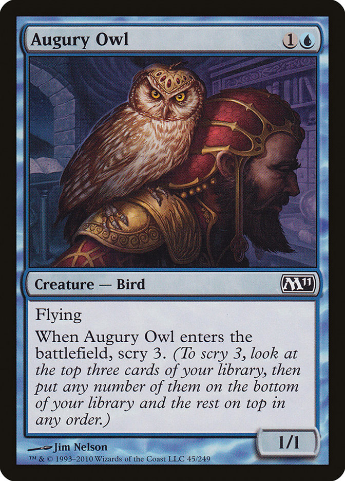 Augury Owl [Magic 2011] | Golgari Games