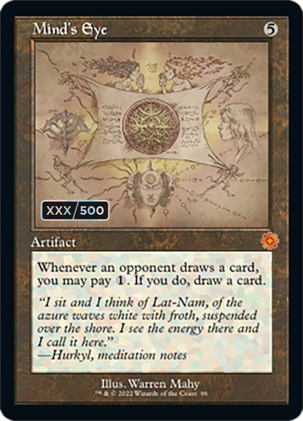 Mind's Eye (Retro Schematic) (Serial Numbered) [The Brothers' War Retro Artifacts] | Local Legends