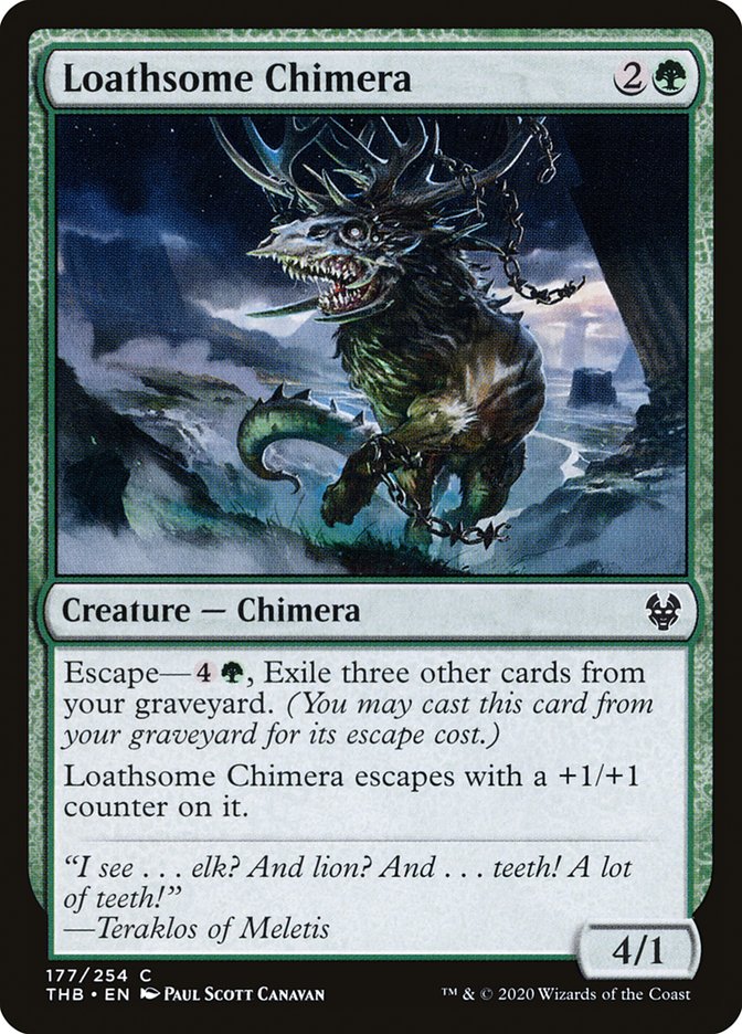 Loathsome Chimera [Theros Beyond Death] | Golgari Games