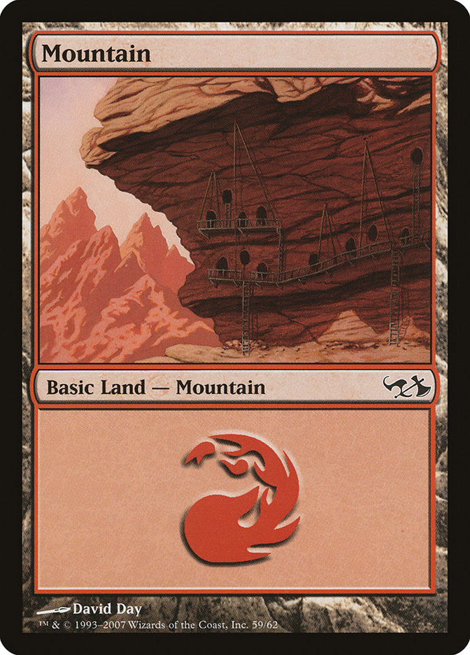 Mountain (59) [Duel Decks: Elves vs. Goblins] | Local Legends