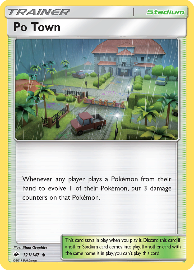 Po Town (121/147) [Sun & Moon: Burning Shadows] | Golgari Games