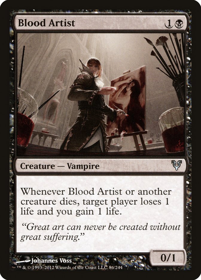 Blood Artist [Avacyn Restored] | Golgari Games