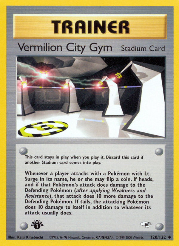 Vermilion City Gym (120/132) [Gym Heroes 1st Edition] | Golgari Games