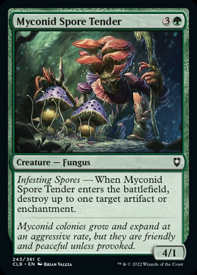 Myconid Spore Tender [Commander Legends: Battle for Baldur's Gate] | Golgari Games