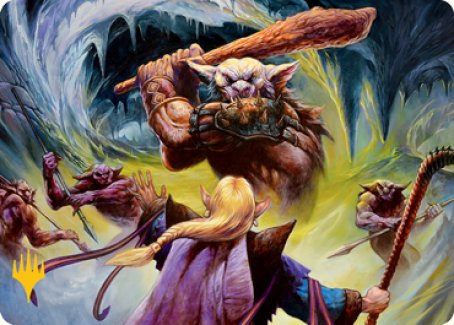 Den of the Bugbear (Dungeon Module) Art Card (Gold-Stamped Signature) [Dungeons & Dragons: Adventures in the Forgotten Realms Art Series] | Local Legends