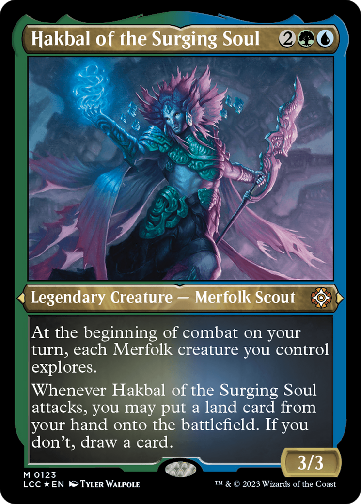 Hakbal of the Surging Soul (Display Commander) [The Lost Caverns of Ixalan Commander] | Local Legends