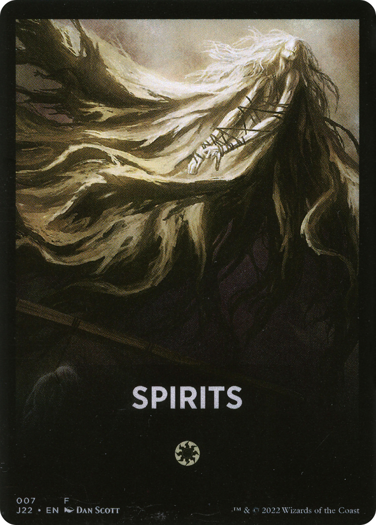 Spirits Theme Card [Jumpstart 2022 Front Cards] | Golgari Games