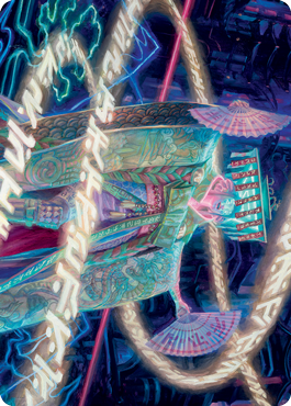 Satsuki, the Living Lore Art Card [Kamigawa: Neon Dynasty Art Series] | Golgari Games