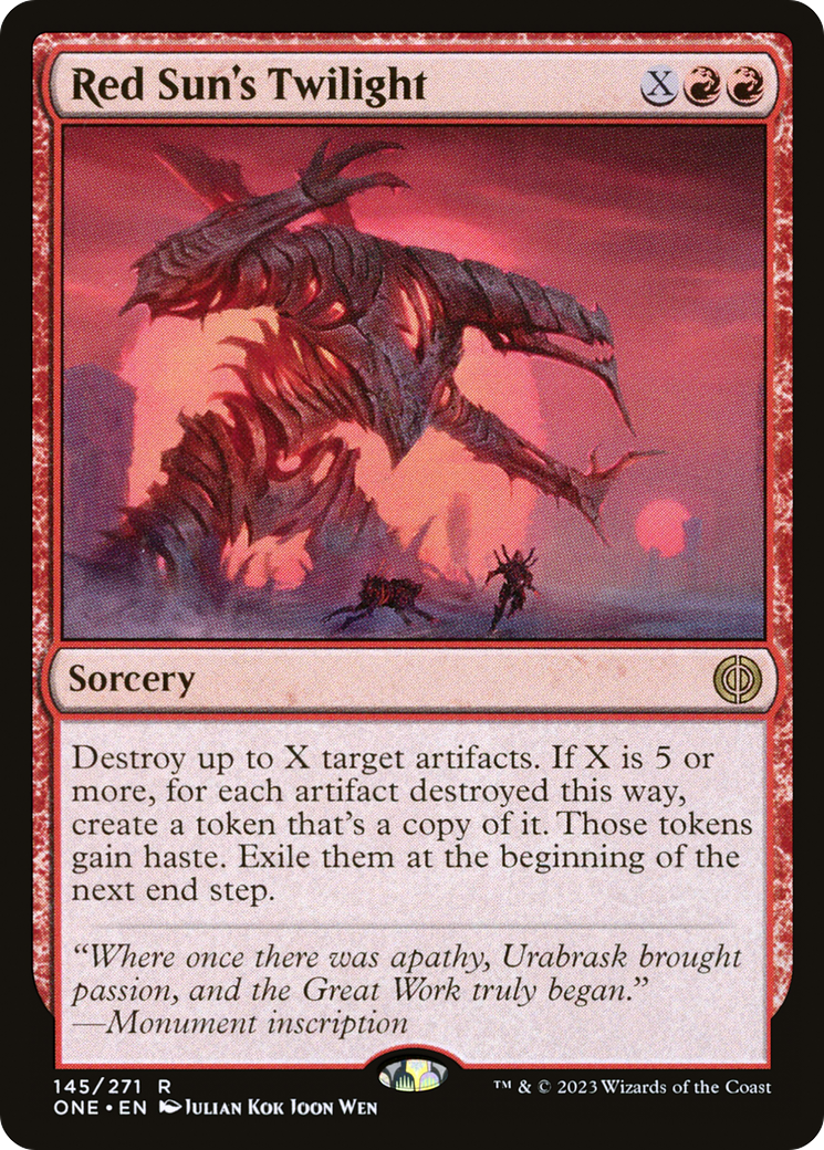 Red Sun's Twilight [Phyrexia: All Will Be One] | Golgari Games