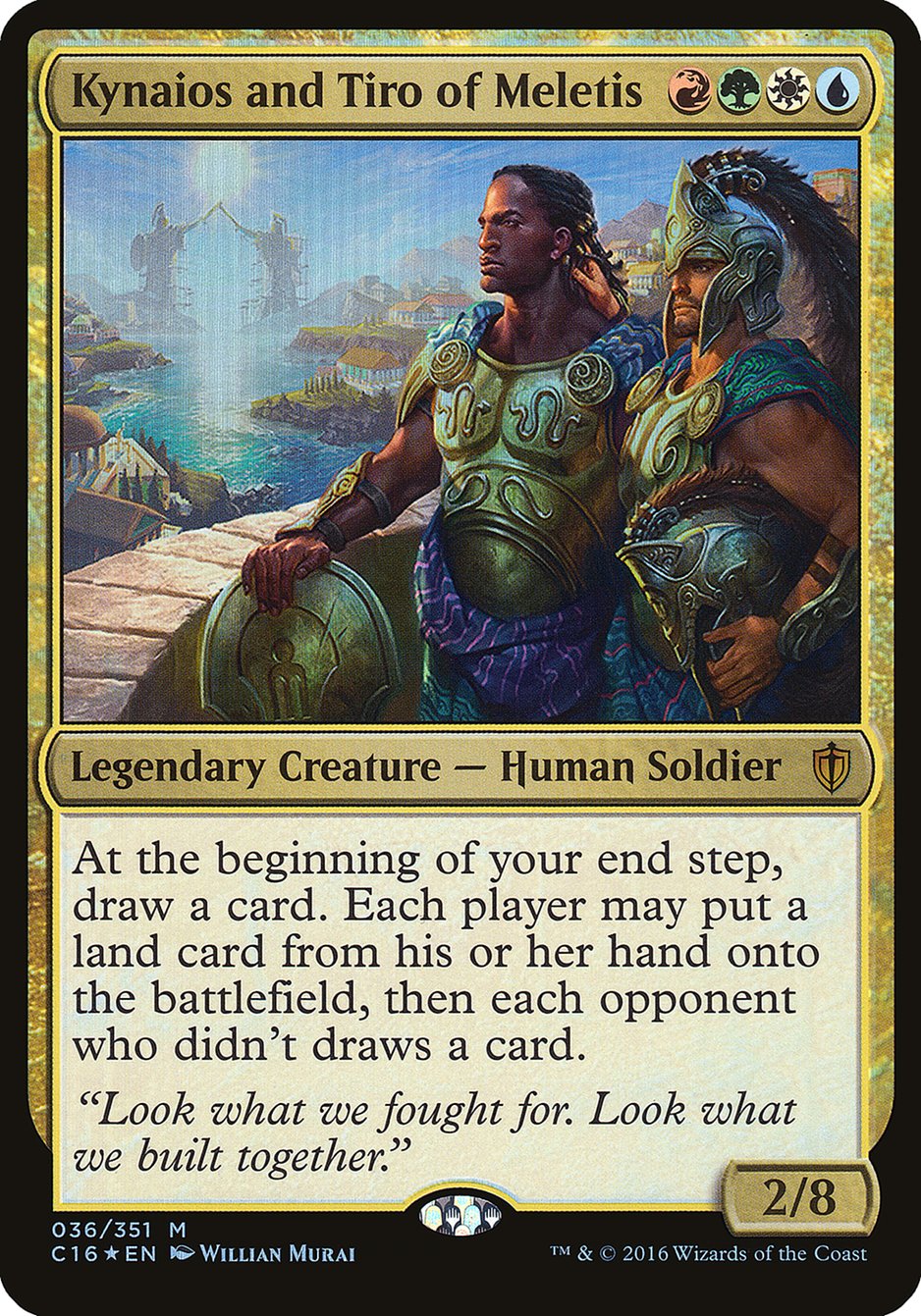 Kynaios and Tiro of Meletis (Oversized) [Commander 2016 Oversized] | Golgari Games