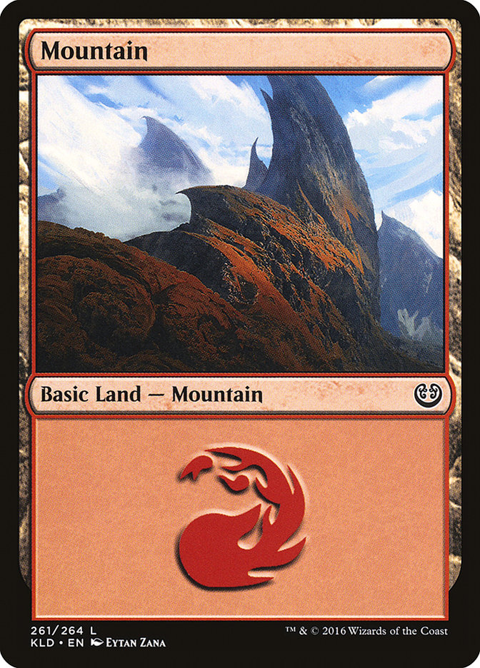 Mountain (261) [Kaladesh] | Golgari Games