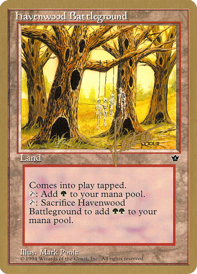 Havenwood Battleground (Bertrand Lestree) [Pro Tour Collector Set] | Local Legends