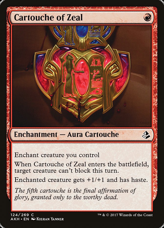 Cartouche of Zeal [Amonkhet] | Local Legends