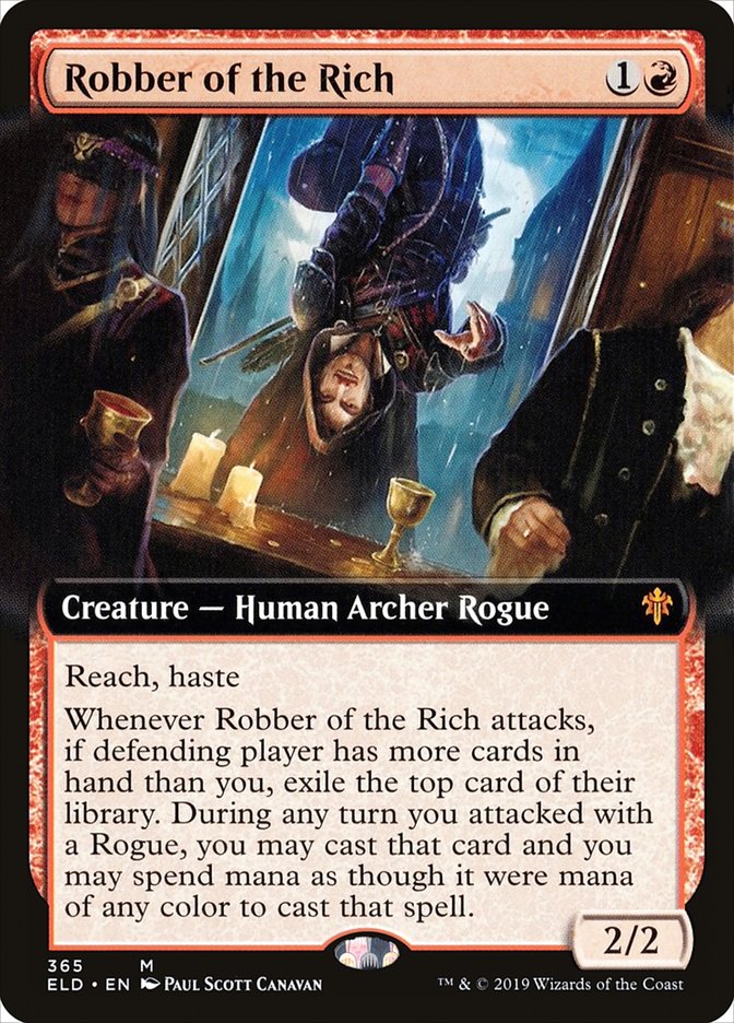 Robber of the Rich (Extended Art) [Throne of Eldraine] | Golgari Games