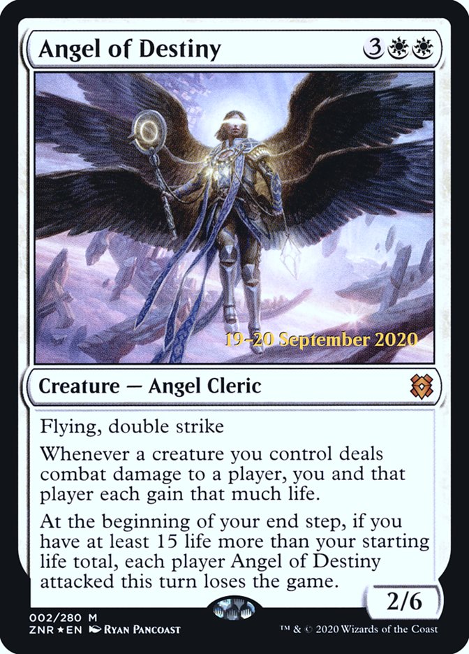 Angel of Destiny [Zendikar Rising Prerelease Promos] | Golgari Games