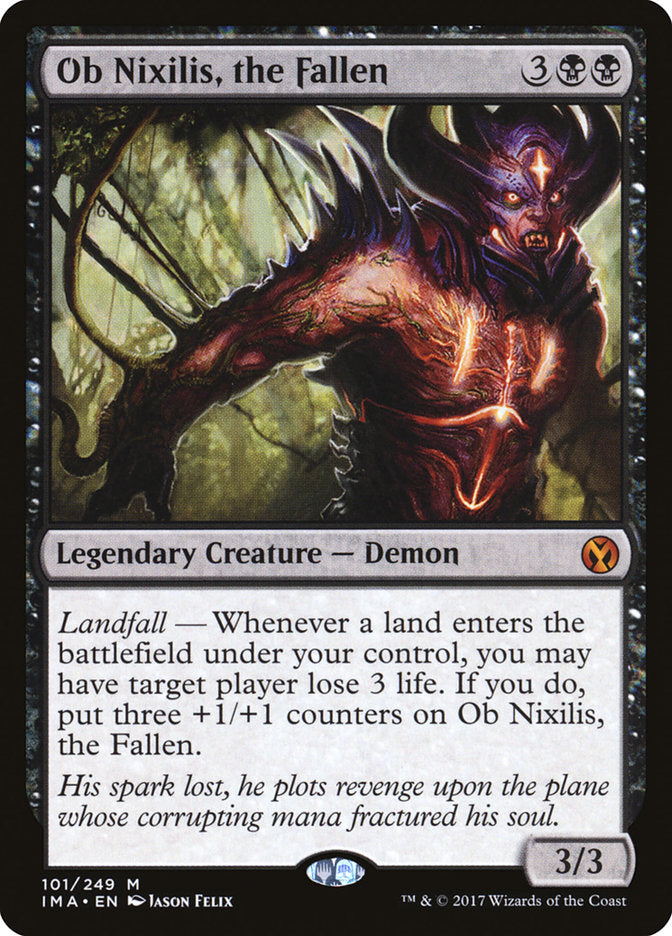 Ob Nixilis, the Fallen [Iconic Masters] | Golgari Games