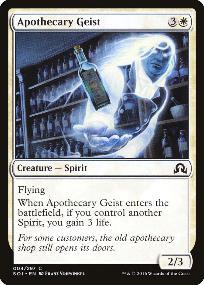 Apothecary Geist [Shadows over Innistrad] | Golgari Games