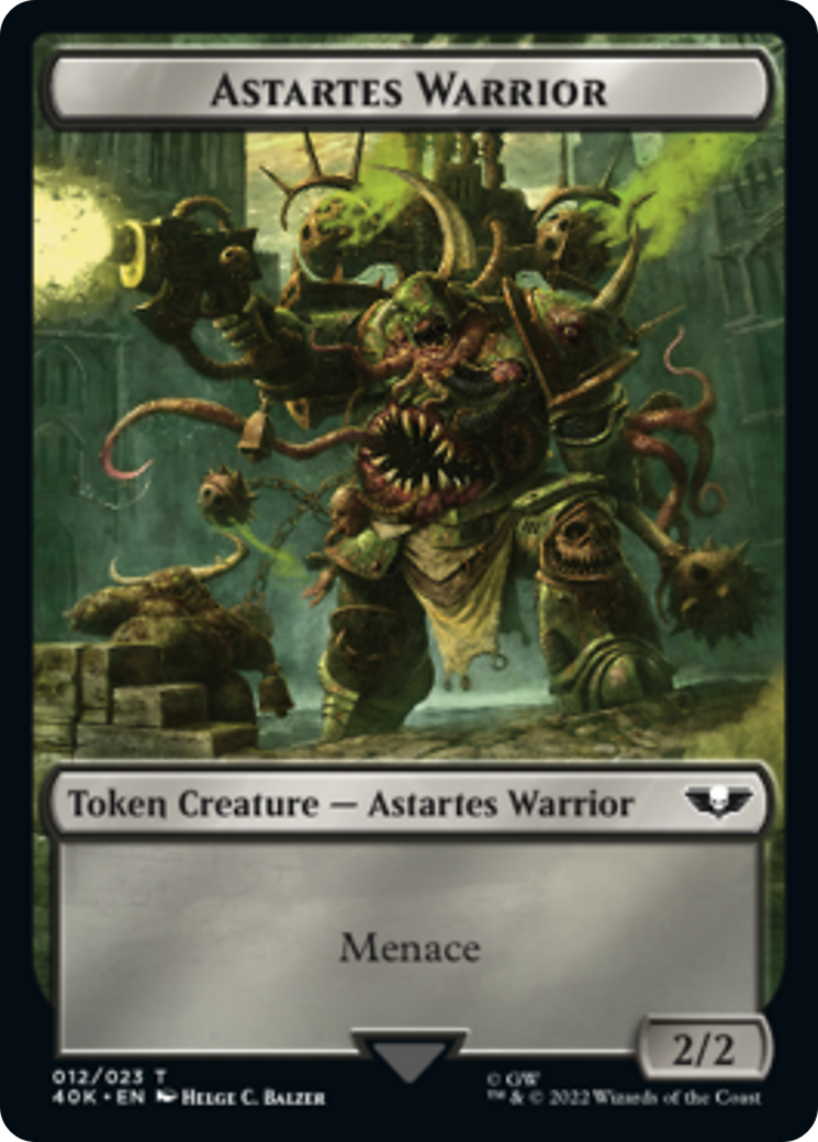 Astartes Warrior // Plaguebearer of Nurgle [Universes Beyond: Warhammer 40,000 Tokens] | Golgari Games