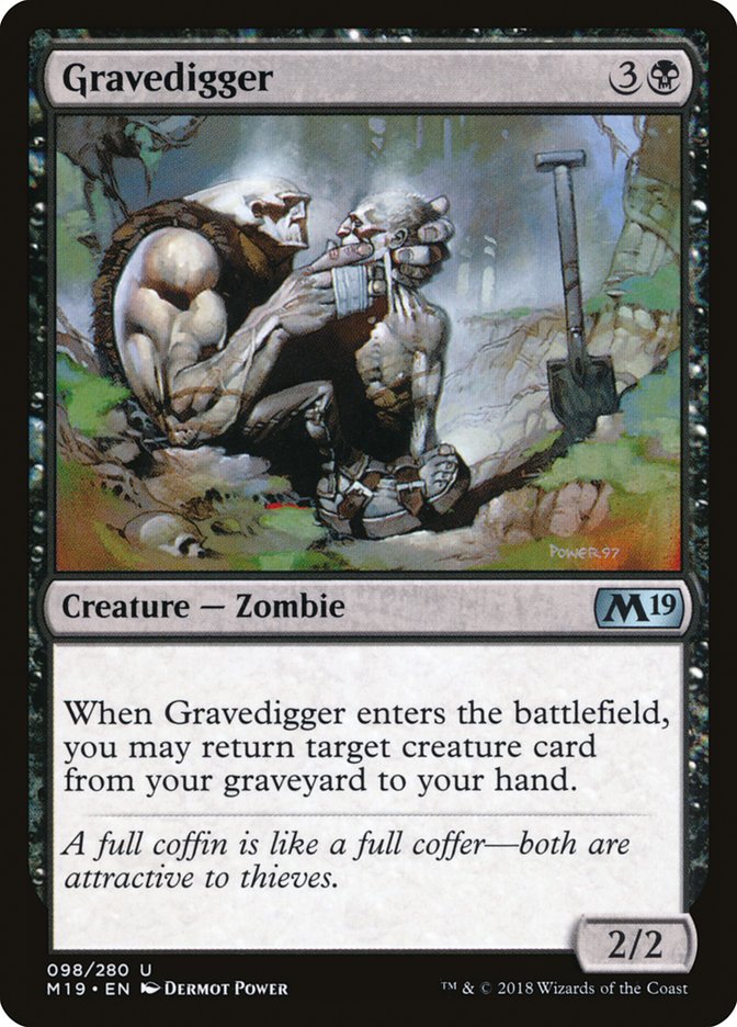 Gravedigger [Core Set 2019] | Golgari Games