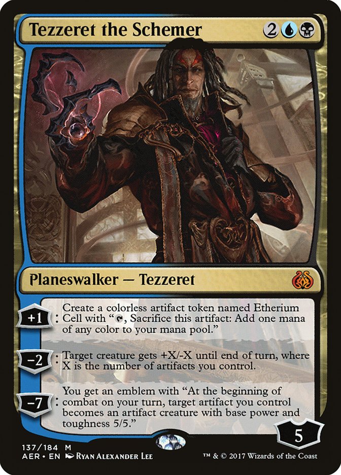 Tezzeret the Schemer [Aether Revolt] | Golgari Games