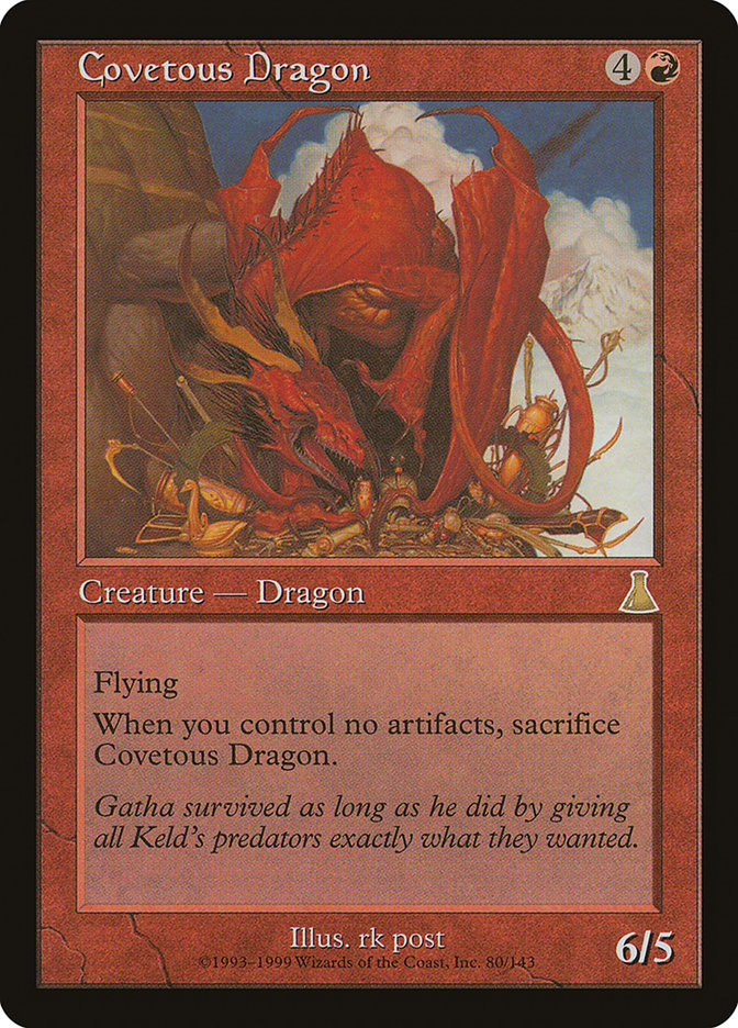 Covetous Dragon [Urza's Destiny] | Golgari Games