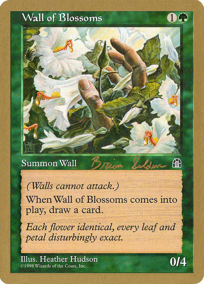 Wall of Blossoms (Brian Selden) [World Championship Decks 1998] | Golgari Games