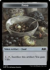 Rat // Food (0013) Double-Sided Token [Wilds of Eldraine Tokens] | Golgari Games