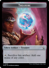 Treasure // Gremlin Double-Sided Token [March of the Machine Commander Tokens] | Local Legends