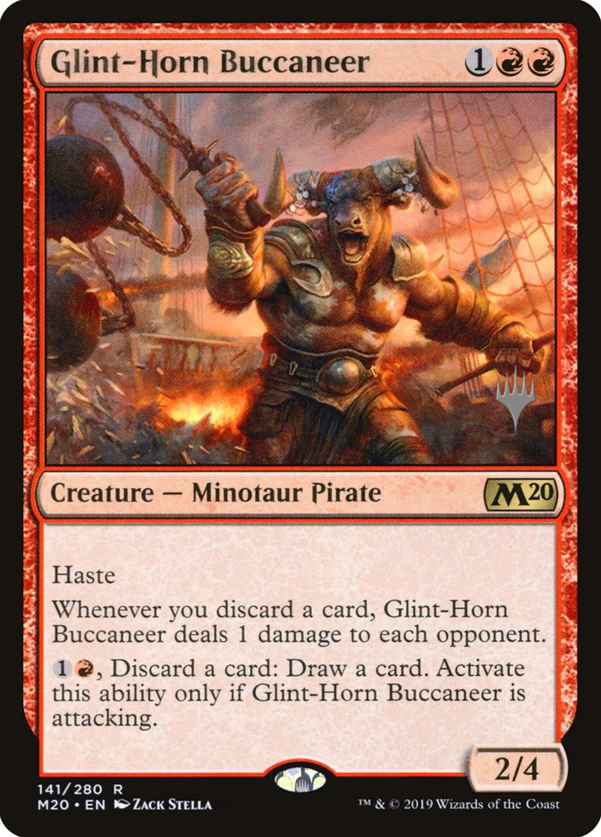 Glint-Horn Buccaneer (Promo Pack) [Core Set 2020 Promos] | Local Legends
