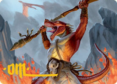 Kobold Art Card (Gold-Stamped Signature) [Dungeons & Dragons: Adventures in the Forgotten Realms Art Series] | Local Legends