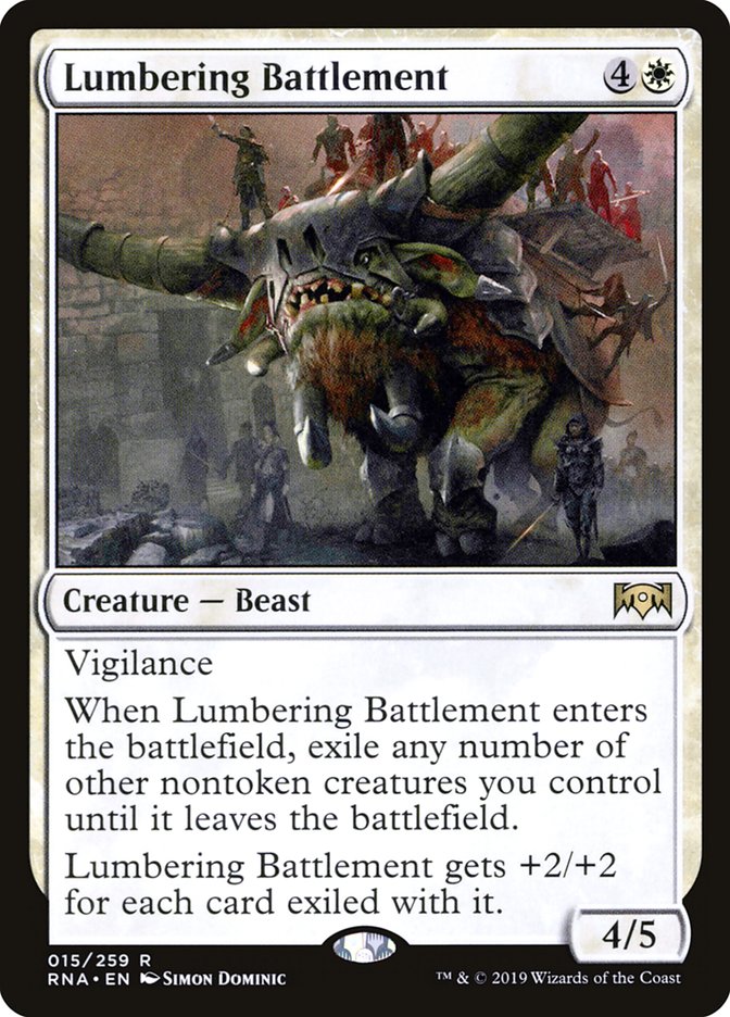 Lumbering Battlement [Ravnica Allegiance] | Golgari Games