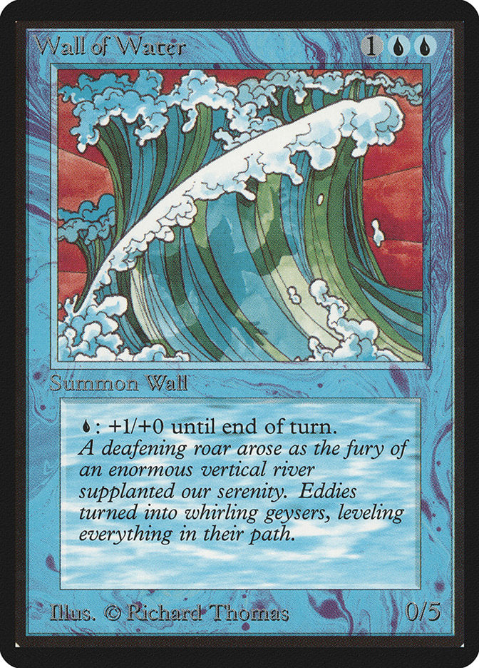 Wall of Water [Beta Edition] | Golgari Games