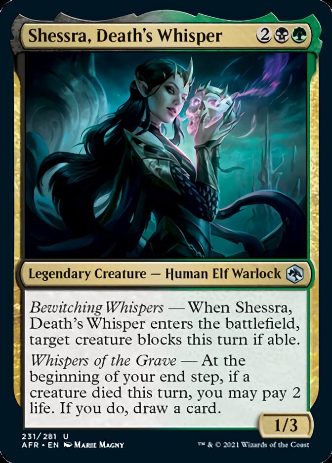 Shessra, Death's Whisper [Dungeons & Dragons: Adventures in the Forgotten Realms] | Local Legends